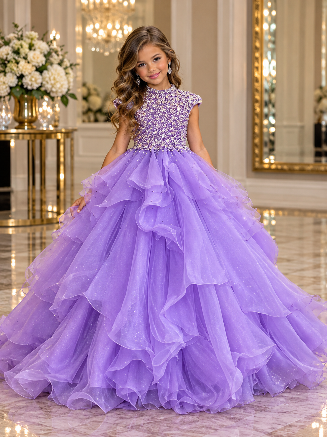 Amethyst Royalty Glitz Gown - size 11