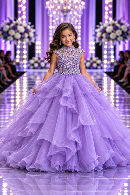Amethyst Royalty Glitz Gown - size 11