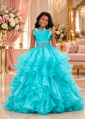 ASHLEYlauren 8344 Ocean Gown - size 8
