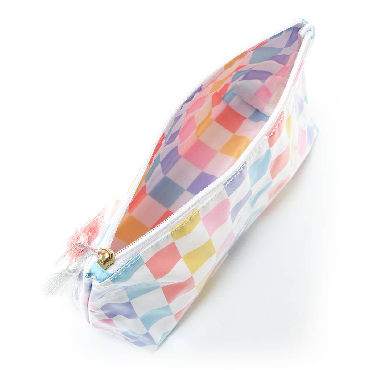 Makeup Bags for Purse, Mini Clear Coated Cosmetic Bags
